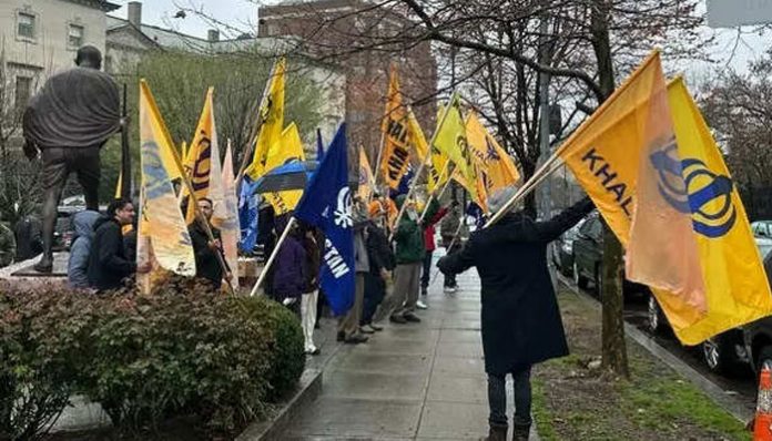 Khalistani elements tried to attack Indian Embassy