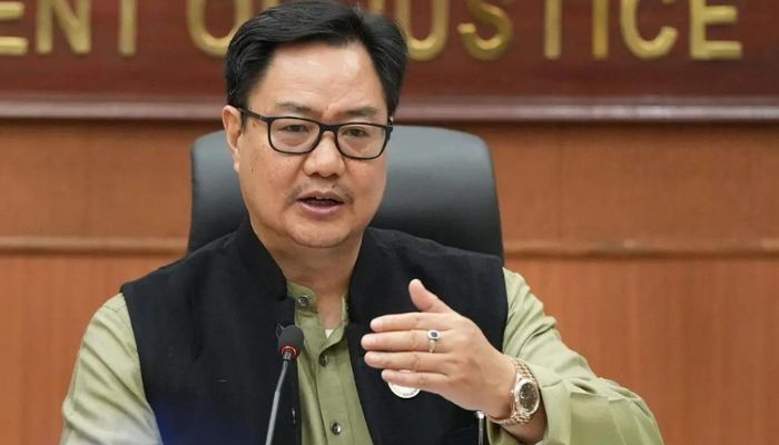 On the question of former judges being part of ‘anti-India gang’, Kiran Rijiju says that ‘Centre receives complaints against judges from time to time