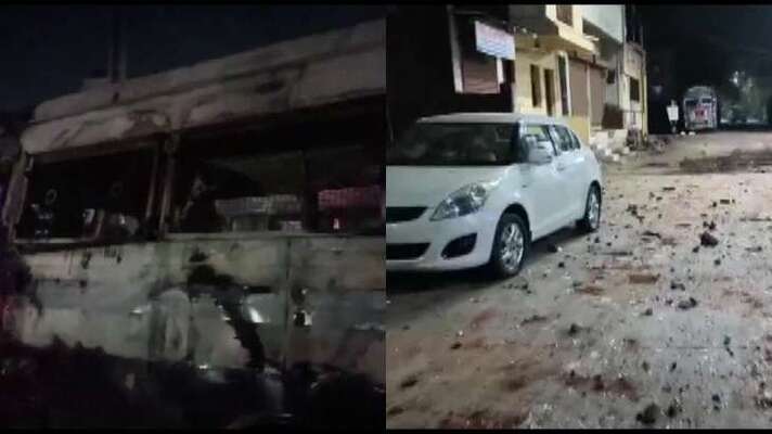 Maharashtra: Police vehicles torched near Temple in Chhatrapati Sambhajinagar, clashes over Ram Navami celebration near mosque in Jalgaon
