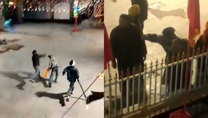 Himachal Pradesh: Ruckus in Manikaran Sahib, windows broken allegedly by sword wielding tourists from Punjab, police appeal for peace