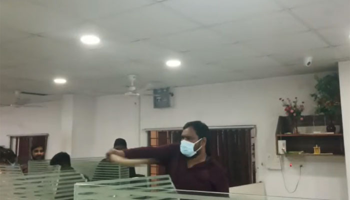 Telangana: BJP condemns attack on Q News office, says ‘BRS goons’ behind the attack