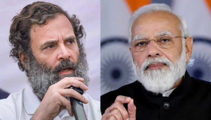 Rahul Gandhi was not present in the states that were going to the polls, whereas Narendra Modi was actively campaigning there.