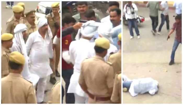 Atiq Ahmed murder investigation: SIT recreates the crime scene at the same place in Prayagraj, watch