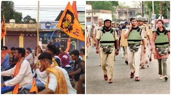 Islamist violence against Hanuman Janmotsav procession: VHP, Bajrang Dal call for strike in 14 districts of Odisha, Sambalpur still under curfew