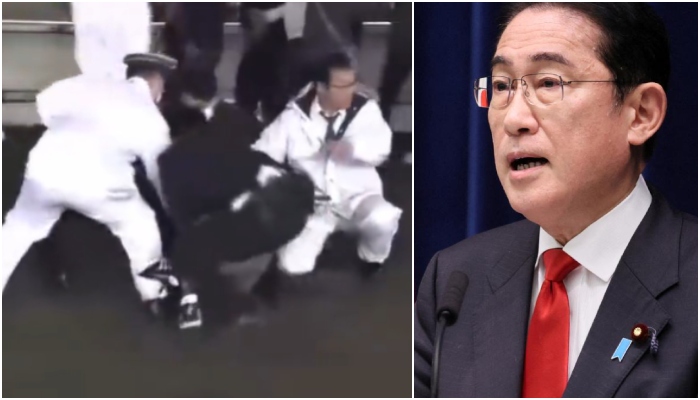 Japanese Prime Minister Fumio Kishida evacuated after explosion at speech venue