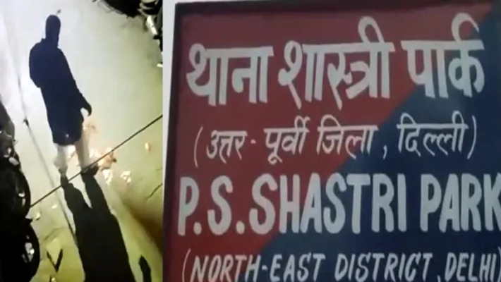 Delhi man Azim tramples Ram Navami saffron flags and dumps them in a drain, arrested after a complaint filed