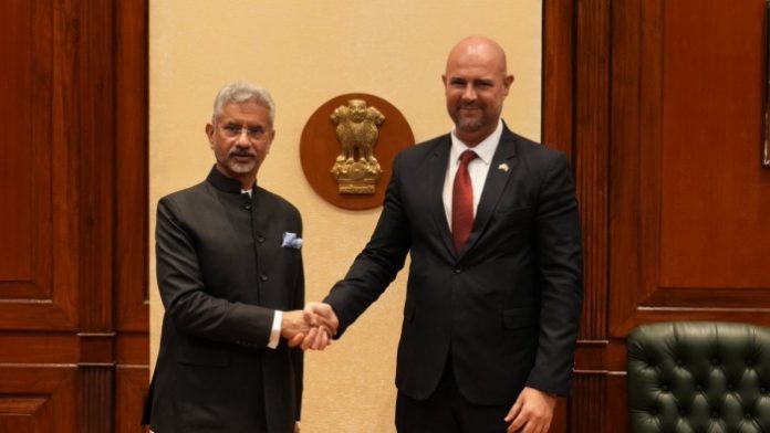 Amir Ohana with MEA Jaishankar