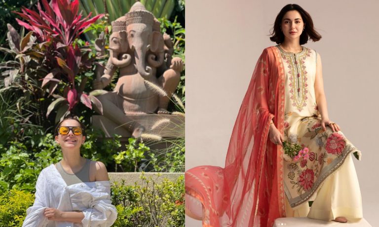 Pakistani actress Hania Aamir gets humiliated and attacked by Muslim netizens for posing in front of a Ganesha idol