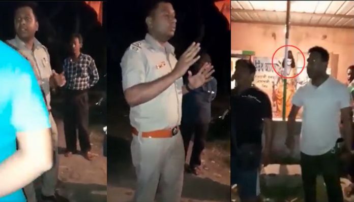 West Bengal: Video of a cop telling Hindus to remove idol of Lord Ram goes viral, BJP slams Mamata govt