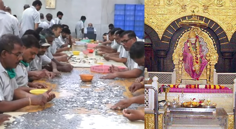Read more about the article Banks in Shirdi refuse to accept coins from Saibaba Temple as they have run out of space