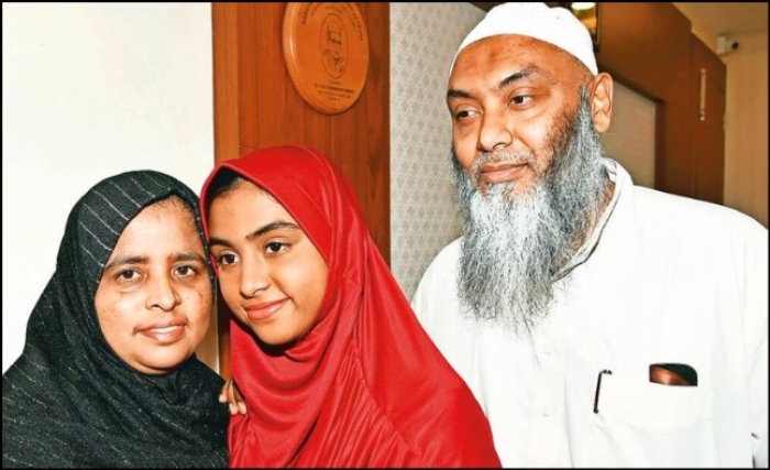 Tabassum Shaik who topped Karnataka 2nd PUC exams says she preferred to choose education over hijab, father said its important to follow law of the land