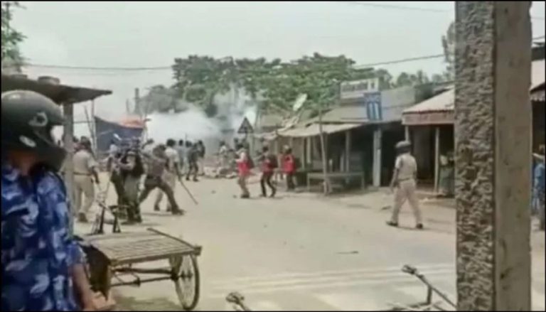 West Bengal: Tension grips Dinajpur after Dalit teenager found dead in a canal, kins allege rape and murder, police lathi charge on people demanding justice