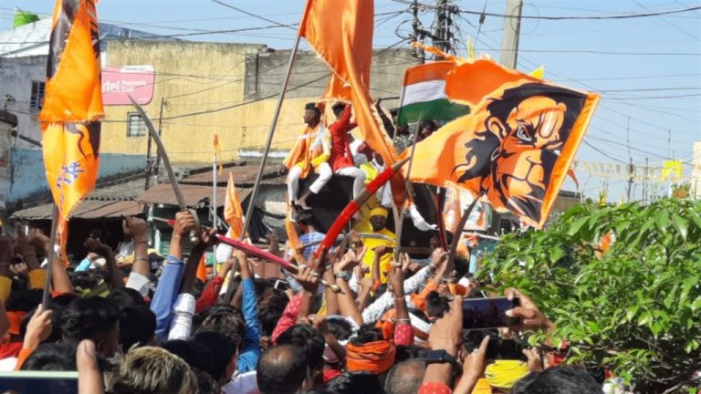 Two cases filed against organisers of Hanuman Jayanti program in Hooghly, police allege swords brandished and DJ music played in the procession