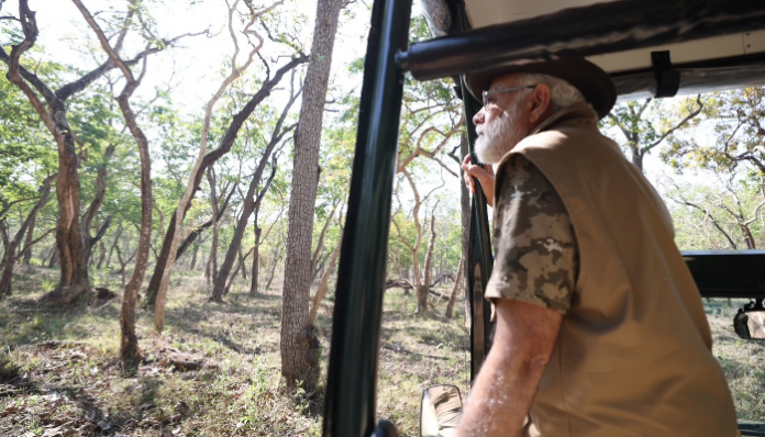 The PM uploaded a lot of stunning pictures and videos from his visit.