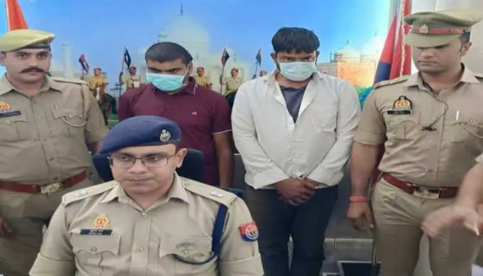 Imran and Shanu in UP police custody.