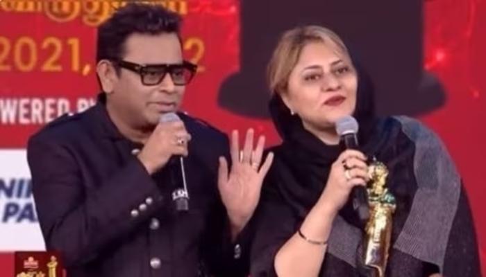 ‘Speak in Tamil, not Hindi’: AR Rahman tells wife not to speak in Hindi at an award function