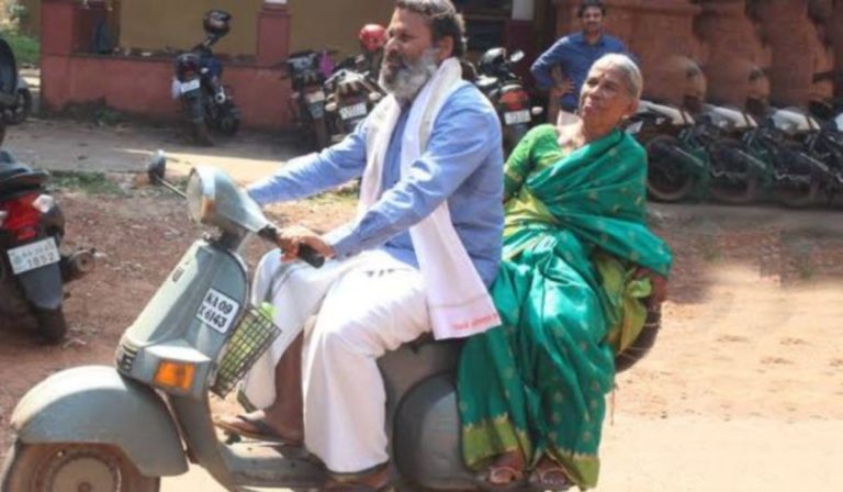 Man quits job to take mother to all temples across India on scooter gifted by deceased father, read details
