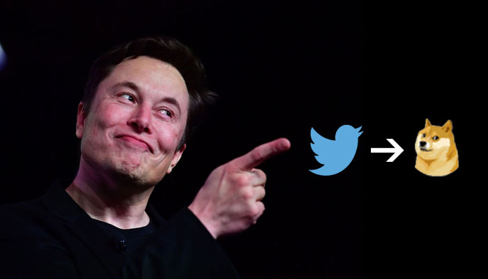 Elon Musk changes Twitter’s blue bird logo to ‘Doge’ meme