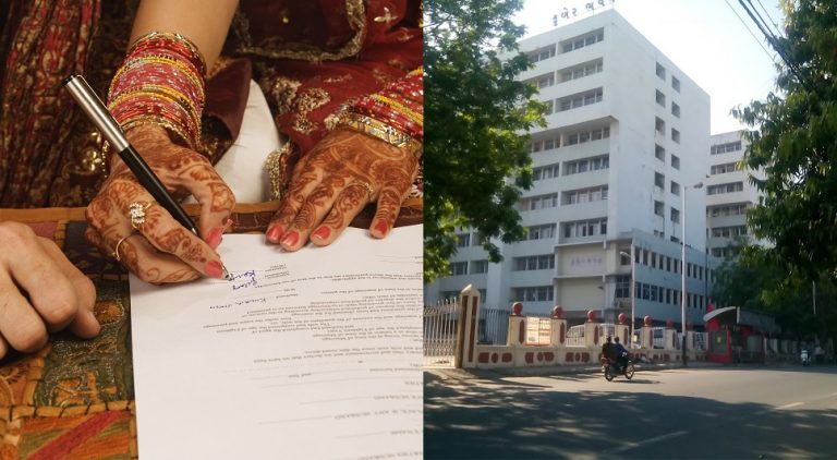 Vadodara: Family of Muslim girl create a ruckus at the marriage registrar’s office after she eloped with Hindu boy, sent to women’s home