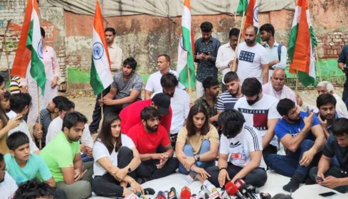 Wrestlers return to Jantar Mantar to protest against Wrestling Federation president Brij Bhushan Sharan Singh