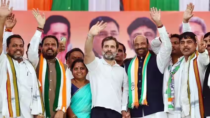As Congress gains edge in early trends, Congress credits Rahul Gandhi already: Is Karnataka yet another relaunch of the prince?