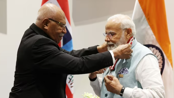 PM Modi conferred with Fiji’s highest ‘Companion of the Order’ honour, says, ‘This is the honour of 140 crores Indians’
