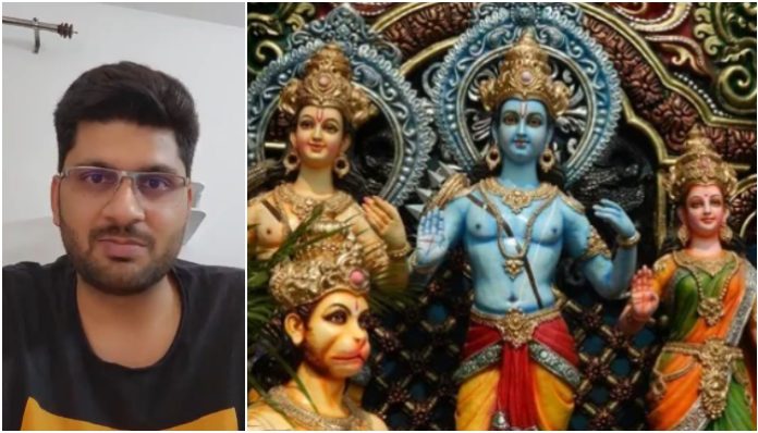 'I regret to have said all that', online English teacher Aman Vashishth who had mocked Lord Rama and Ramayana cries, issues apology