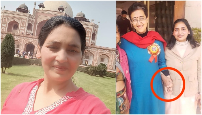 Delhi-based woman, who has hand-holding photos with AAP’s Atishi Marlena, insults Hindu Gods, says ‘why devotees make Gods eat but not defecate’