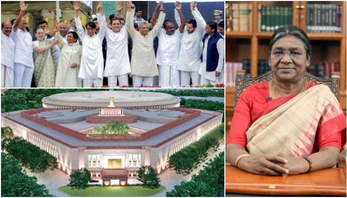 Opposition parties who several times in the past have boycotted President's address, strangely unite to fight for 'honor of chair'