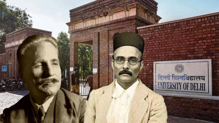 Delhi University’s Academic Council includes Veer Savarkar in the political science syllabus for the first time, axes chapter on Muhammad Iqbal