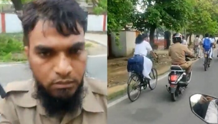 Lucknow: Police officer Shahadat Ali caught harassing a schoolgirl in Cantonment area, complaint registered