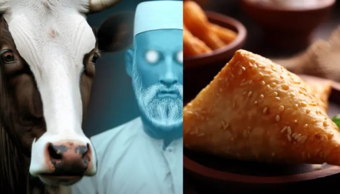 Surat: Ismail Yusuf arrested for selling beef-stuffed samosas to his customers, the cows were slaughtered near the river. Read details