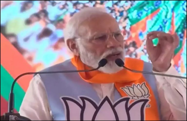 ‘They first had a problem with Lord Ram and now with those who hail Bajrang Bali’:  PM Modi slams Congress for vowing to ban Bajrang Dal
