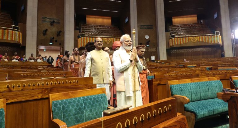 ‘Democracy is our Sanskaar. India has left behind colonial mindset that took away our pride from us’: PM Modi in new parliament