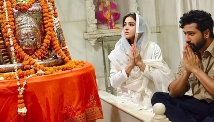 ‘This is pure shirk’: Sara Ali Khan visits Shiva temple with co-star Vicky Kaushal, gets targetted yet again by Islamists