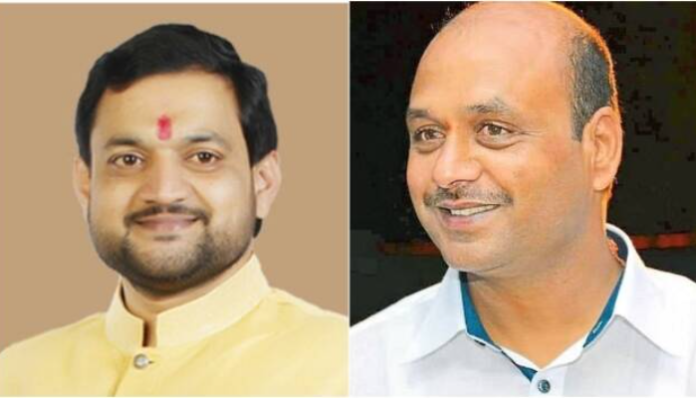 NCP MLA Sunil Shelke (L) is booked for the murder of activist Kishore Aware (R).
