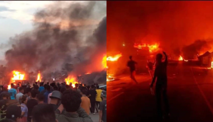 The Army was called in to calm things down after violence broke out during a tribal uprising in Manipur on Wednesday.