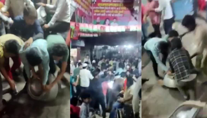 Pictures from the viral video.