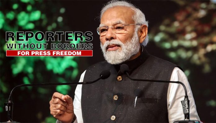 RSF targetted India with old reports and misleading data