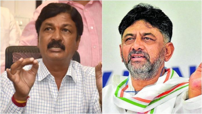 DK Shivakumar blackmailed