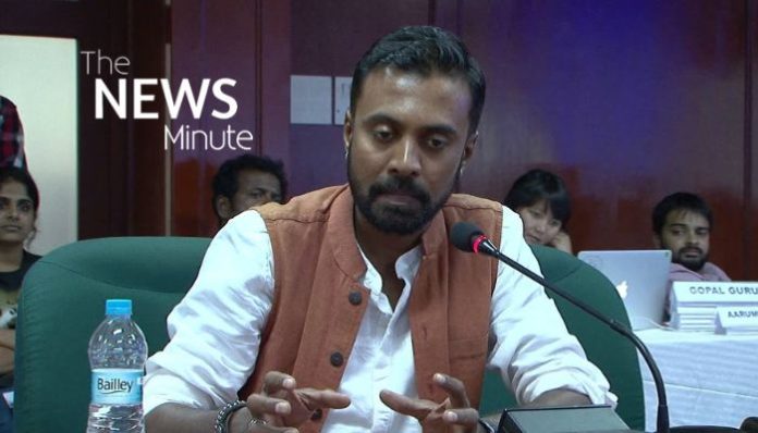 The News Minute executive editor wants to send half of India to 'reeducation camps' because he does not agree with them politically
