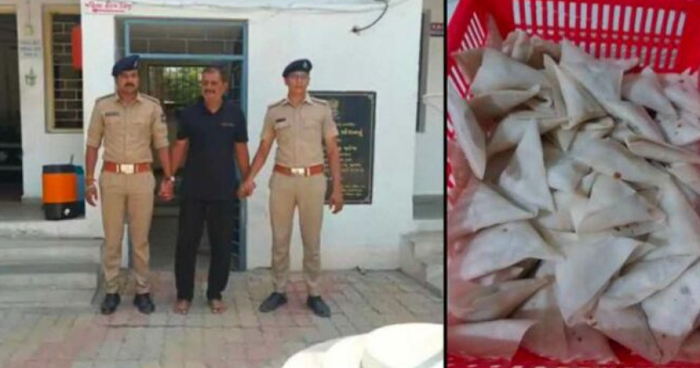 Gujarat: One Ahmad Mohammad arrested in Navsari for selling beef samosas calling them chicken and mutton samosas, meat supplier on the run