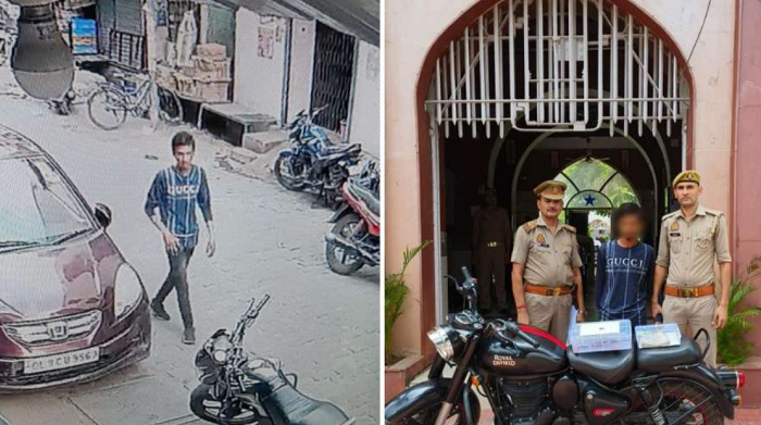 Moradabad: Md Hashim stole a bullet bike and Rs 1,90,000 to fulfill his wife’s dreams, took her to Kullu Manali; arrested on return