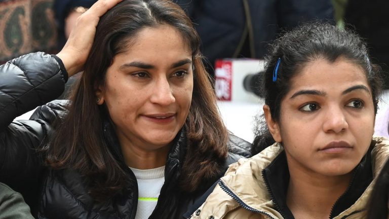 ‘We will fight in court, not on streets’: Wrestlers call off protest after IOA grants exemption from trials, Sakshi Malik and Vinesh Phogat announce break from social media