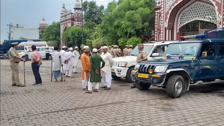 In a first, namaz prayers limited to Idgah premises in Aligarh on Bakrid, clerics in Meerut make hue & cry over prohibition on offering prayers on streets