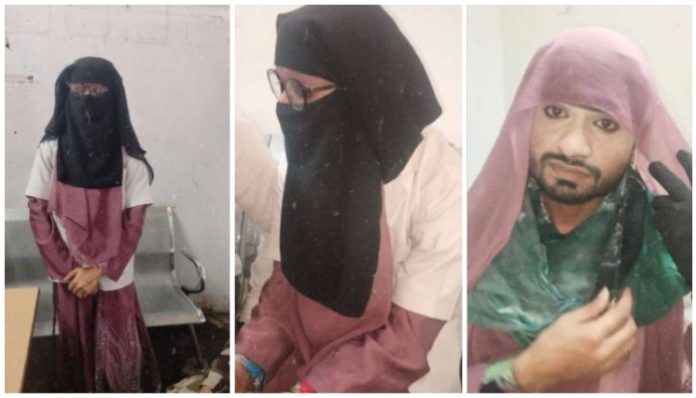 Nagpur-burqa man