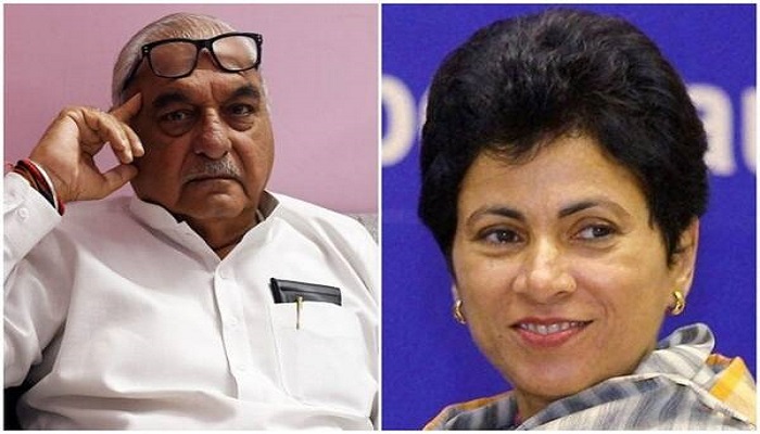 Infighting erupts at Congress strategy meeting in Chandigarh, Kumari Selja group walks out amid sloganeering