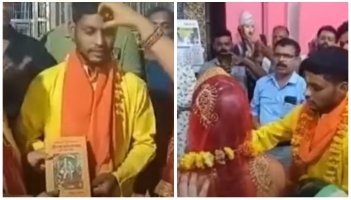 MP: Fazil Khan willingly accepts Hinduism and marries a Hindu girl in a Ram Mandir, says he is happy to accept Janeu in front of Lord Ram’s idol