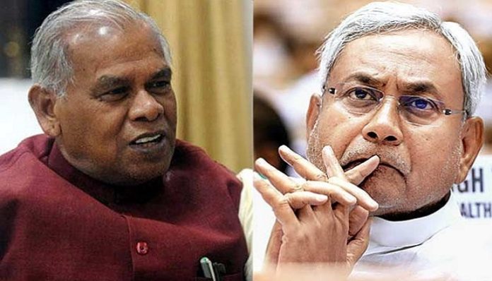 Nitish Kumar and Jitan Ram Manjhi