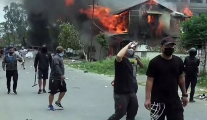 Manipur violence: MoS Rajkumar Ranjan Singh's house in Imphal set on fire